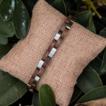 Walnut & Steel - Wooden Bracelet